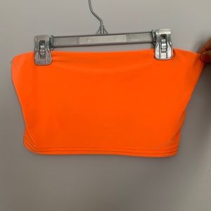 Neon Orange Tube Top